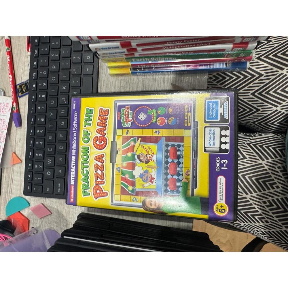 Fraction of the Pizza Game Interactive Whiteboard Software